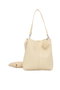 Zoozie Bags Bolso de Hombro Midi Crema con Flecos